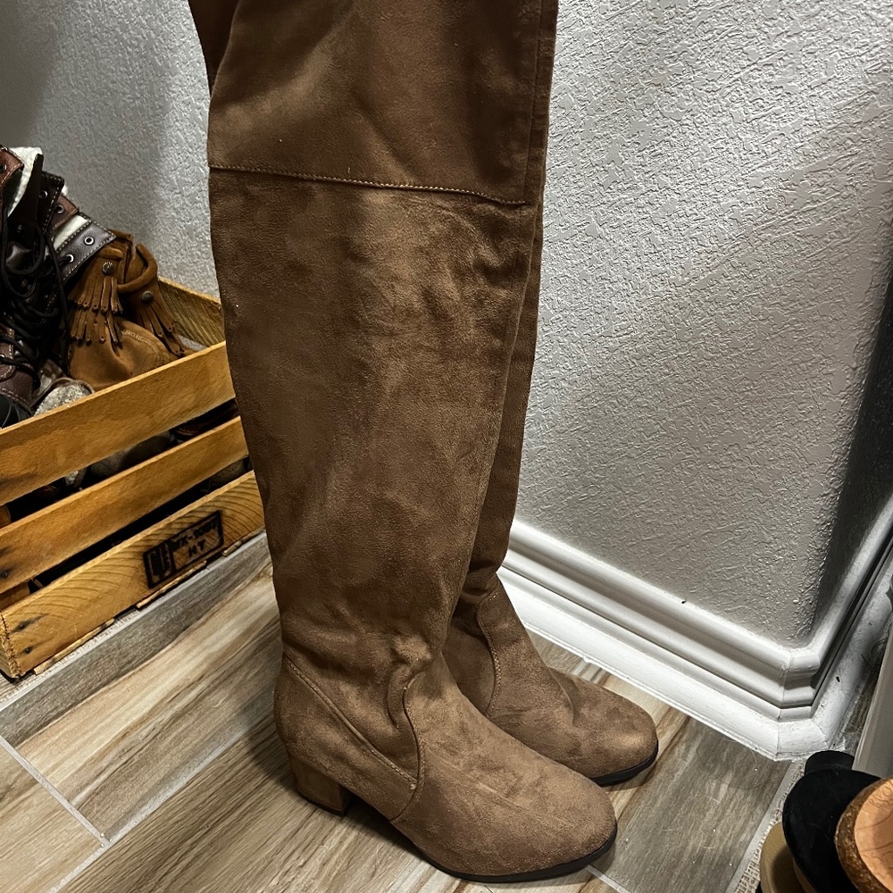 Above the knee boots